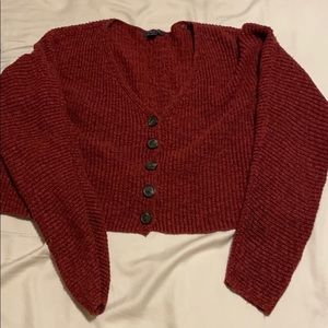 American Eagle long sleeve crop cardigan